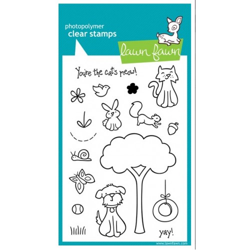 Lawn Fawn by Lawn Fawn Critters In The Burbs Clear Stamp Set 