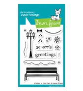 Set Di Timbri Trasparenti Making Frosty Friends Di Lawn Fawn, 24 Pezzi Con Pupazzi Di Neve E Amici - 6