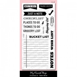 MFT Laina Lamb's Journal It Take Note stamp set