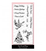 MFT Die-namics Starry Christmas stamp set by MPD