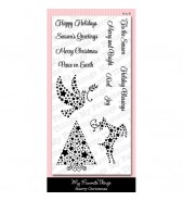 MFT Die-namics Starry Christmas stamp set by MPD