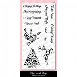 MFT Die-namics Starry Christmas stamp set by MPD