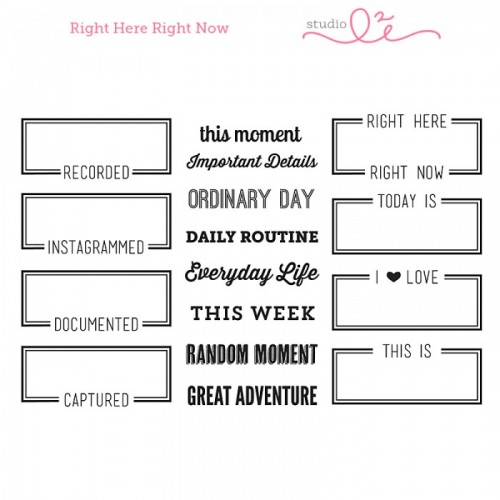 Studio L2E BABY PLANS planner stamp set