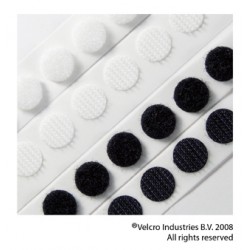 Velcro Dots Black 3/8" 25 pairs