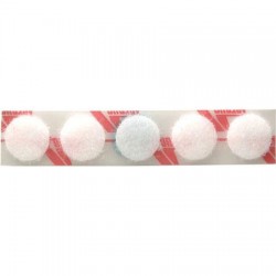 Velcro Dots White 3/8" 25 pairs